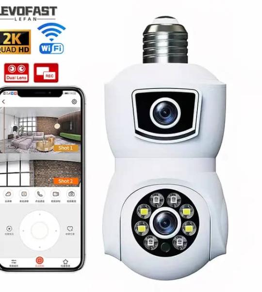 Ampoule caméra 360° PTZ suivi automatique Y9