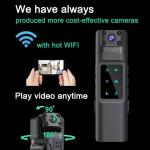 Mini Caméra Wifi Portable Petit Enregistreur Vidéo Numérique et audio ,Infrarouge, Vision Nocturne ,Caméscope Miniature