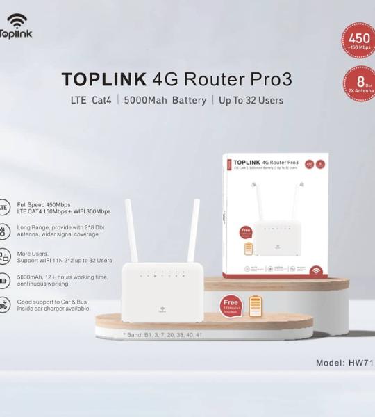 Routeur wifi sans fil 4G portable avec batterie de 5000mah de bonne qualité